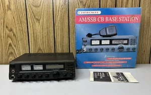 CHEROKEE CBS-1000 AM/SSB CB Base Station In Box NO MIC Powers On READ AS IS - Picture 1 of 19