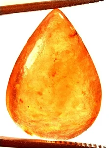 15.35 Cts. Natural Genuine Old Baltic Amber Untreated Certified Gemstone - Picture 1 of 4