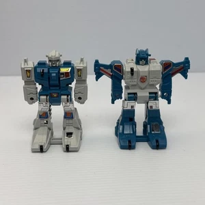 Vintage G1 Transformers Jumpstarters Topspin & Twin Twist solo personaggi - Foto 1 di 8