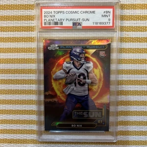 BO NIX SP 2024 Topps Chrome Cosmic Planetary Pursuit THE SUN CASE HIT #BN PSA 9 - Picture 1 of 3