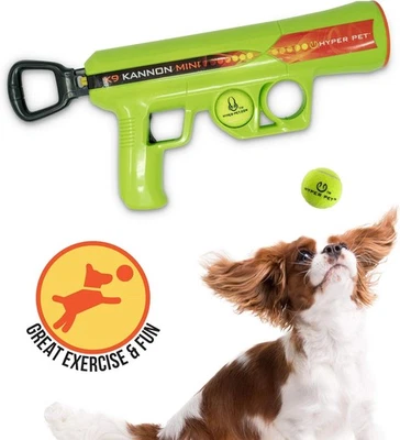 Lanzador de bolas Hyper Pet MINI K9 Kannon para perros mini, verde  Foto 1 de 4