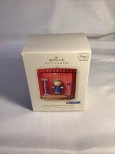 HALLMARK KEEPSAKE WHAT CHRISTMAS IS ALL ABOUT, PEANUTS-A CHARLIE BROWN CHRISTMAS - Picture 1 of 10