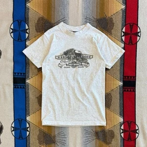 Vintage Harley Davidson T-Shirt Size XS Double Sided Biker Motorcycle USA Made - Picture 1 of 8