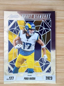 2024 Absolute Puka Nacua Draft Diamonds Insert Rams SP Rookie Invest - Bild 1 von 2