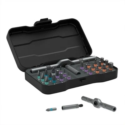 24 in 1 Magnetic Ratchet Screwdriver Set Multi Bit Free Combination Repair Tool - Image 1 of 4