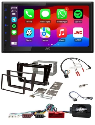 JVC Bluetooth 2DIN Lenkrad DAB USB Autoradio für Mazda 6 2010-2012 Klavierlack - Bild 1 von 4