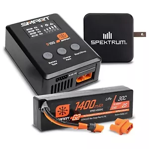 Smart Powerstage Surface Bundle: 1400mAh 2S 30C Battery /S100 Charger + More - Picture 1 of 1