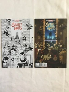 SECRET WARS 1 CHIP ZDARSKY COLOR Y BOCETO VARIANTE 1/TIENDA INCREÍBLE SPIDERMAN - Imagen 1 de 4