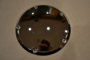 Genuine OEM Harley-Davidson Chrome 5 hole Derby Cover 60769-06 - Picture 1 of 1