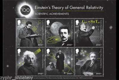 Jersey - "ALBERT EINSTEIN ~ EINSTEIN'S THEORY OF GENERAL RELATIVITY" MS 2016 ! - Image 1 of 3