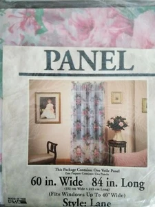 Beautiful Vintage Floral Voile Panels and Matching Scarves (4 Panels, 2 Scarves) - Picture 1 of 12