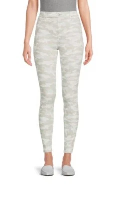Time And Tru Women's High Rise Jeggings Pants Stretch Camo XS (0-2) NWT - Image 1 of 3