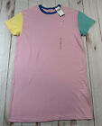 NWT Polo Ralph Lauren Womens Mini T-Shirt Dress XS Colorblock Short Sleeve