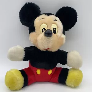 Mickey Mouse Plush Vintage Disneyland Disney World 7" Stuffed Animal Toy - Picture 1 of 11