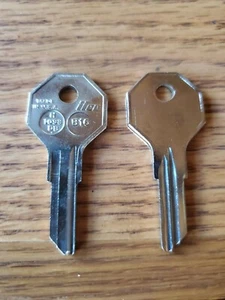 Lot of 2 Ilco KEY BLANK WILLYS JEEP many others 1947-1972 H1098DB B16 K638 - Picture 1 of 1