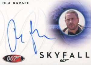 James Bond Archives 2014 Edition Ola Rapace Autograph Card A238