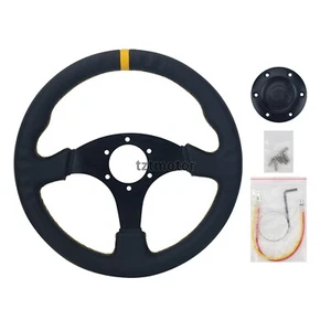 Simplayer 13"/14" Universal Steering Wheel Racing Wheel for OMP Modification - Picture 1 of 31