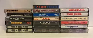 Cassette Tapes Lot rock pop heart, elton, skinyrd, abdul, rimes, idol, roxette - Picture 1 of 7