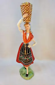 Vista Alegre Portugal Figurine BEIRA BAIXA Regional Collection Vintage 11" tall - Picture 1 of 12