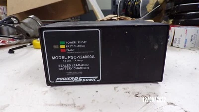 Carregador de bateria Power Sonic PSC-124000A 12VDC 4A automático selado chumbo-ácido - Imagem 1 de 4