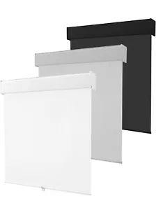 Tende oscuranti impermeabili senza fili tende a rullo bianche 35”w x 72”H - Foto 1 di 6