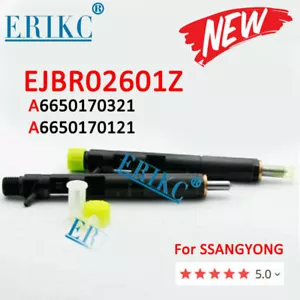 Iniettore diesel A6650170121 EJBR02601Z per Ssangyong Rexton Rodius Kyron 2,7 Xdi - Foto 1 di 7