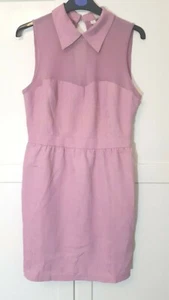 Women Never Worn Pink fitted collared shift dress - Picture 1 of 6