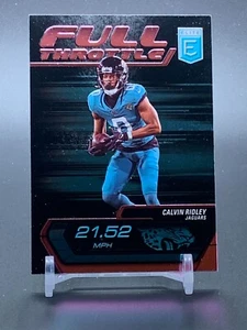 2024 Panini Elite Pink Full Throttle #11 CALVIN RIDLEY Jacksonville Jaguars - Picture 1 of 2