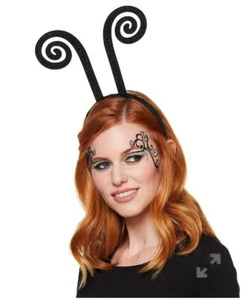 Spirit Halloween Black Antenna Headband Unisex Adult Cosplay Fairy Ladybug Bee - Picture 1 of 1