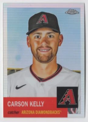 2022 Topps Chrome Platinum REFRACTOR Carson Kelly Arizona Diamondbacks #284 - Image 1 of 2