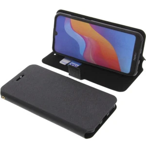 Custodia per Huawei Honor 8A Book-Style Protettiva Cellulare a Libro Nero - Foto 1 di 5