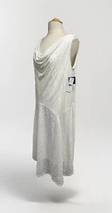 Vestido Signature by Robbie Bee Talla 1X Blanco Encaje Solero - Imagen 1 de 13