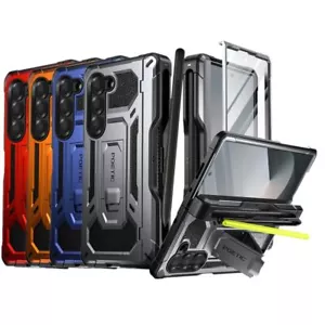 Funda plegable para Galaxy Z 6 soporte poético pantalla incorporada soporte lápiz cubierta - Imagen 1 de 31