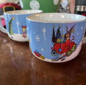 Dr. Seuss Grinch Sleigh & Cindy Lou Mug / Cup / Bowl / Christmas SET - Picture 1 of 4