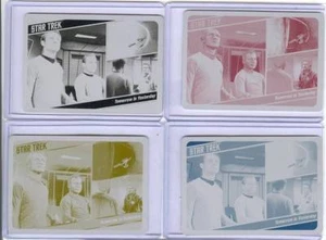 TOS Captain's Collection 22 Tomorrow Is Yesterday 2018 ¡juego de 4 placas de impresión! - Imagen 1 de 1