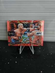 CIRYL GANE 2021 PANINI UFC SELECT ROOKIE RED DISCO PREMIER PRIZM #160/199