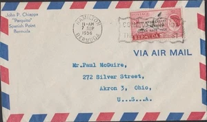 Bermuda - 166 50th Anniv., Hamilton to Ohio, USA 1956 - Bild 1 von 1