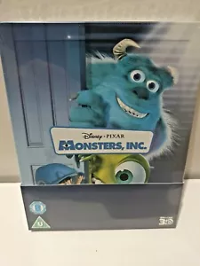 Disney Pixar's Monsters Inc. Blu-Ray Limited Edition Exclusive UK Steelbook New+ - Picture 1 of 2