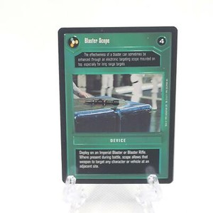 Star Wars CCG Premiere Limited Black Border Blaster Scope Card
