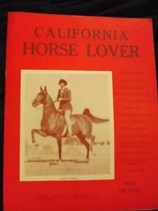California Horse Lover - Feb/Mar 1938 - Superb Condition and Incredibly RARE - Picture 1 of 8