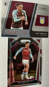 2020-21 Panini Prizm Premier League - Scorers Club #19 + Base Card Jack Grealish - Picture 1 of 1