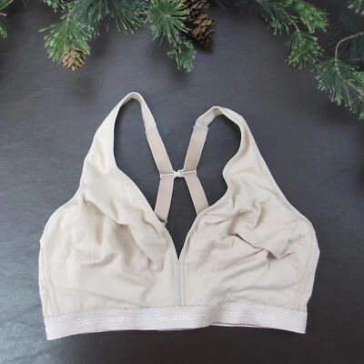 Sujetador Fruit of the Loom 38D Bronceado Ligeramente Forrado Inalámbrico Cierre Ajustable Trasero Foto 1 de 4