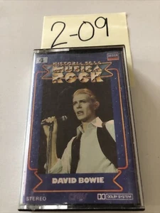 David Bowie "History of Rock 4" Cassette - Picture 1 of 2