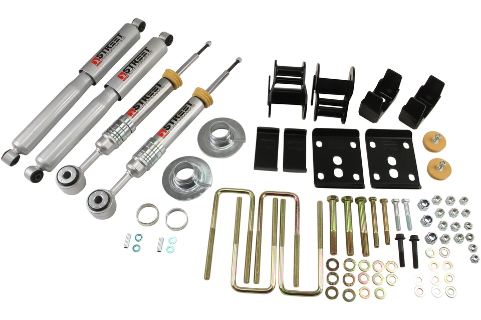 Belltech Drop Kit 09-13 Ford F150 Ext/Quad Cab Short Bed "-3"F/4"R w/SP Shocks — 第 1/1 张图片