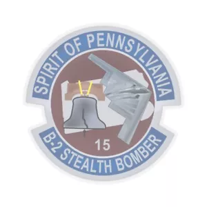 Kiss-Cut Aufkleber - USAF - B-2 Stealth Bomber Spirit of Pennsylvania wo Txt X 30 - Bild 1 von 1