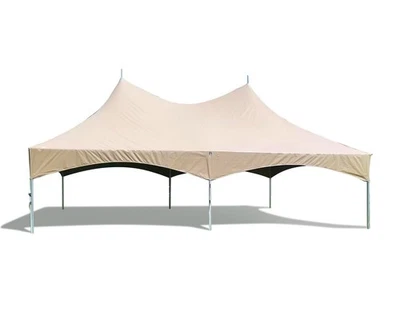 20x30 Commercial High Peak Frame Tent Beige Event Canopy Wedding Party Gazebo - Image 1 of 4