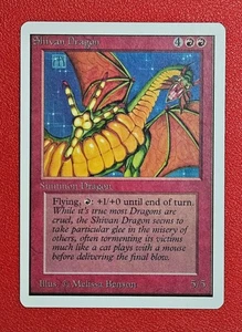 Shivan Dragon Unlimited Edition MTG Magic The Gathering - NM - Picture 1 of 3
