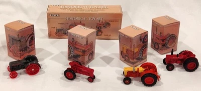 CIH 1/64 Historical Set 4-Piece Set Case L, Farmall H, McCormick WD-9, Case 600 - Image 1 of 4