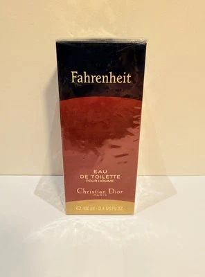 Dior Fahrenheit 100ml EDT – SEALED Vintage 1989 – Rare FIRST EDITION Formula - Image 1 of 4