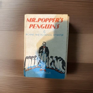 1938 Mr. Popper's Penguins, Atwater, Illustrated HB DJ - Bild 1 von 4